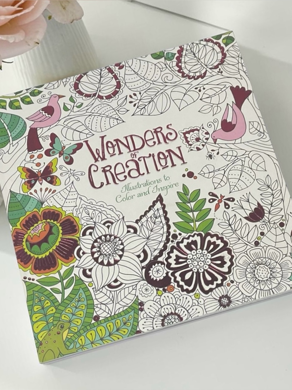 Wonders of Creation Botanical Coloring Book Like New Unused